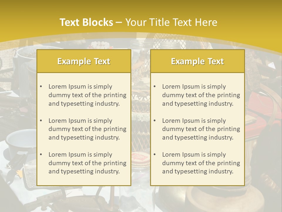 Sale Chairs Houses PowerPoint Template
