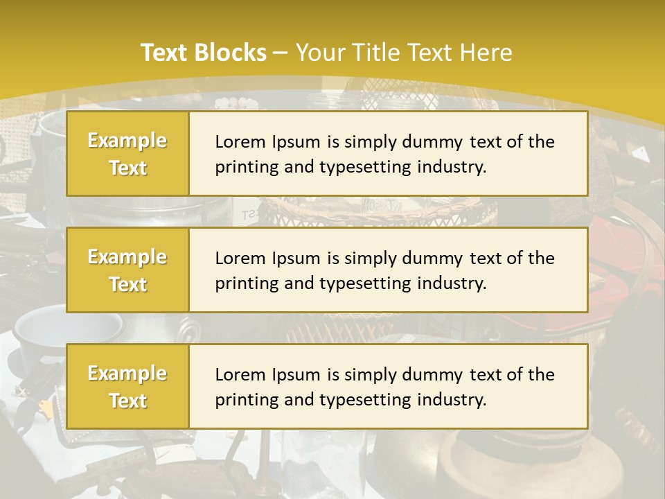 Sale Chairs Houses PowerPoint Template