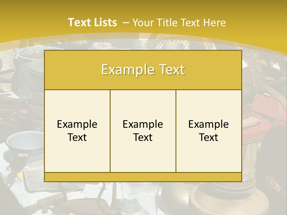 Sale Chairs Houses PowerPoint Template