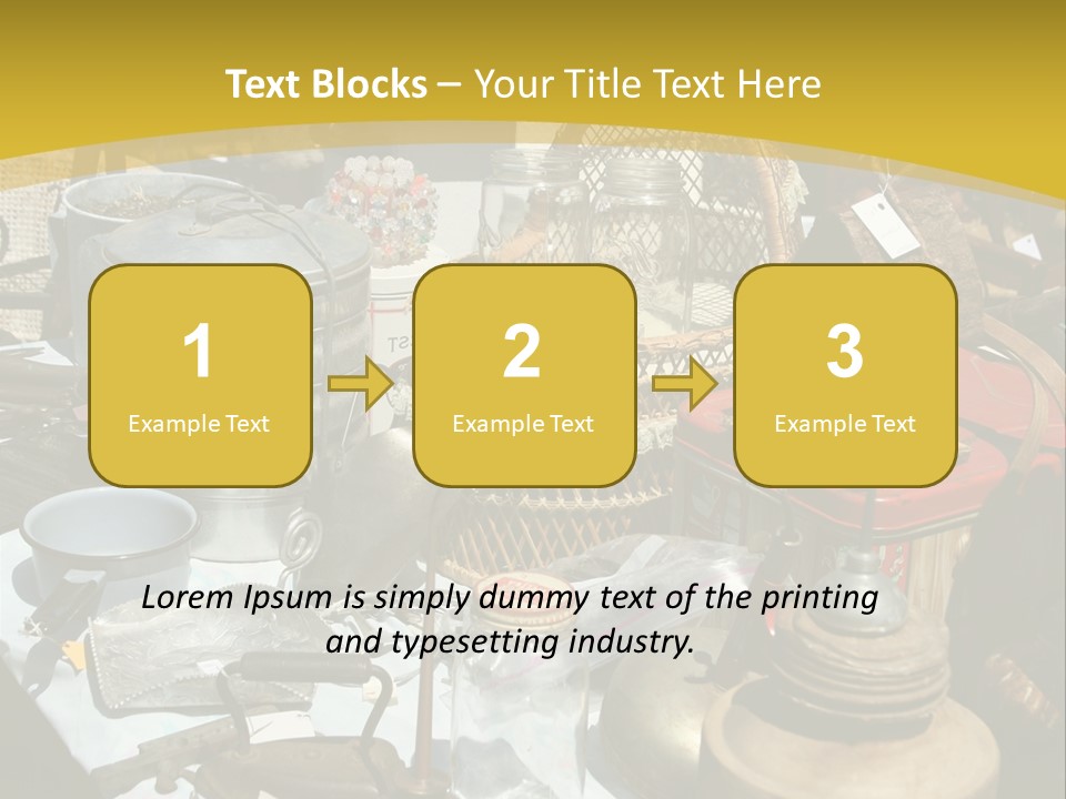 Sale Chairs Houses PowerPoint Template