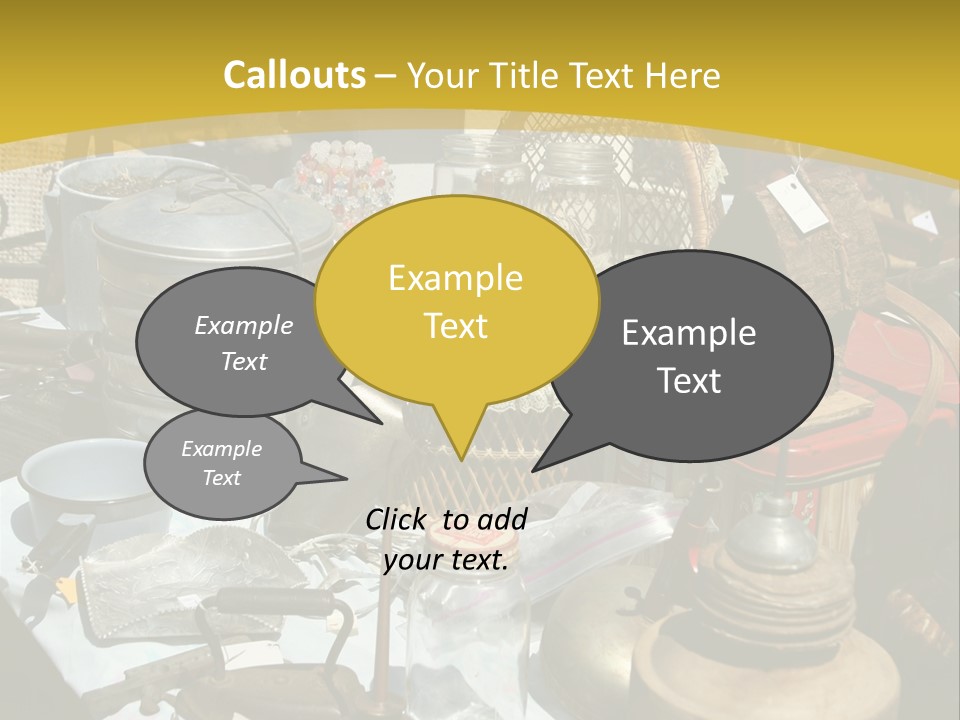 Sale Chairs Houses PowerPoint Template