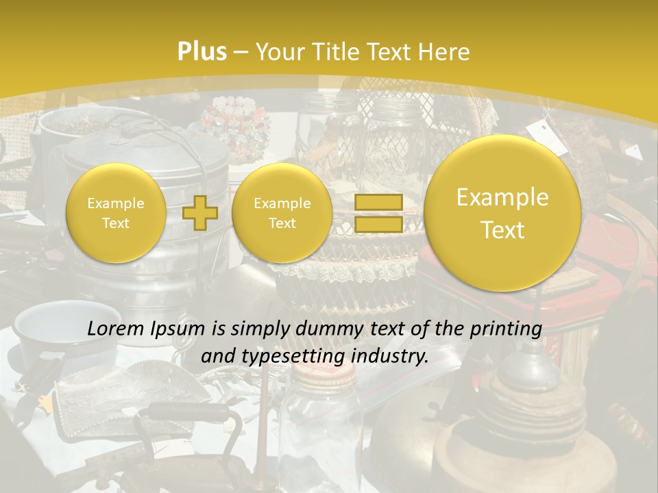 Sale Chairs Houses PowerPoint Template