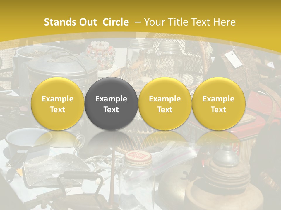 Sale Chairs Houses PowerPoint Template