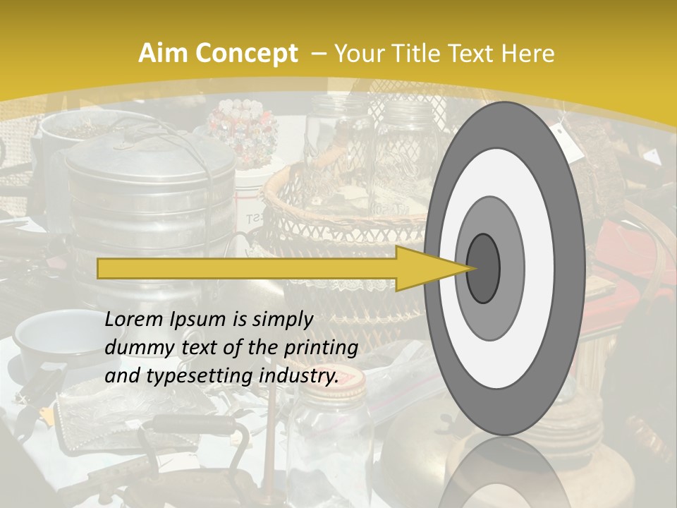 Sale Chairs Houses PowerPoint Template