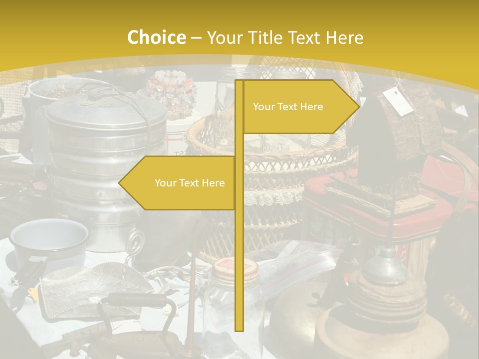 Sale Chairs Houses PowerPoint Template