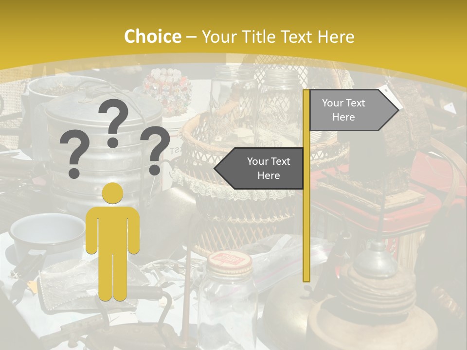 Sale Chairs Houses PowerPoint Template