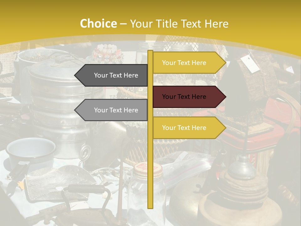 Sale Chairs Houses PowerPoint Template