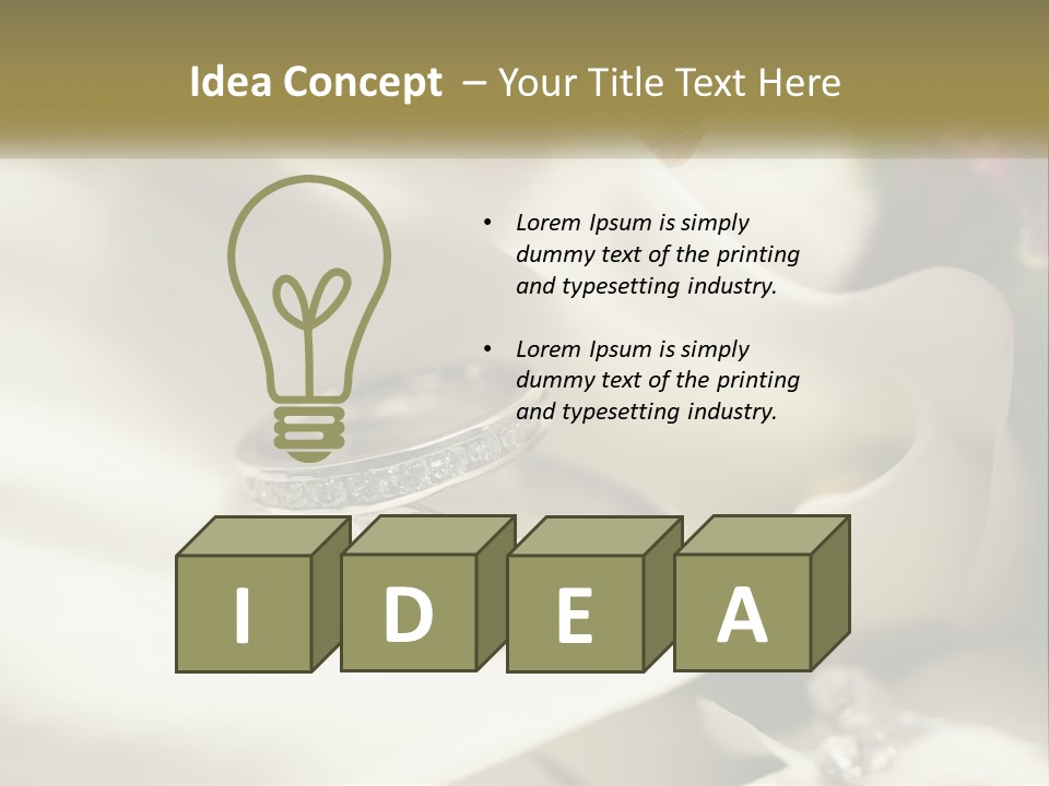 Satin Love Pure PowerPoint Template