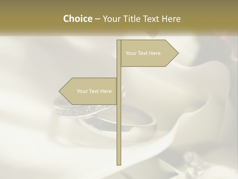 Satin Love Pure PowerPoint Template