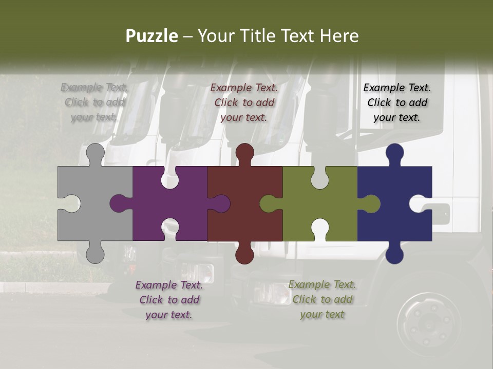 Convoy Large Traffic PowerPoint Template