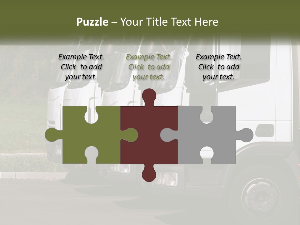 Convoy Large Traffic PowerPoint Template