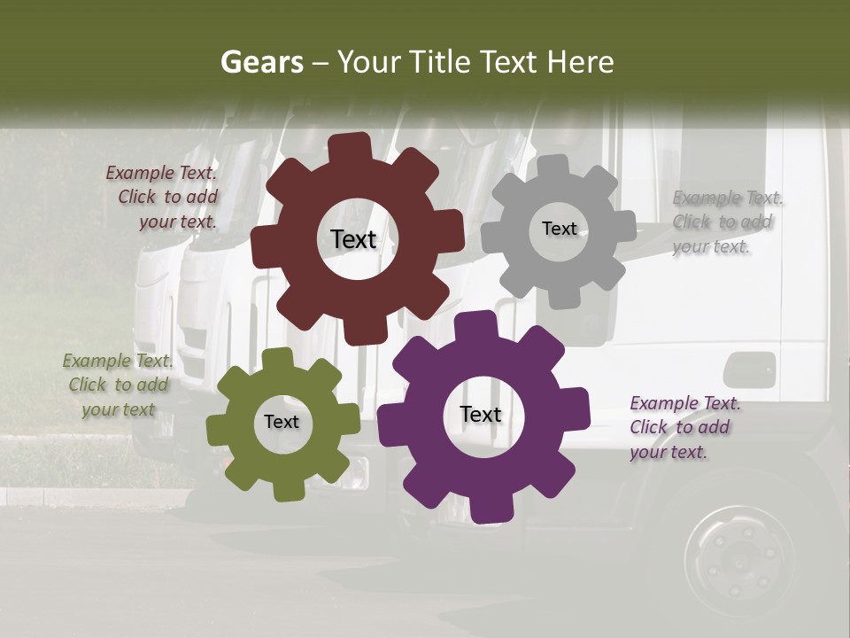 Convoy Large Traffic PowerPoint Template