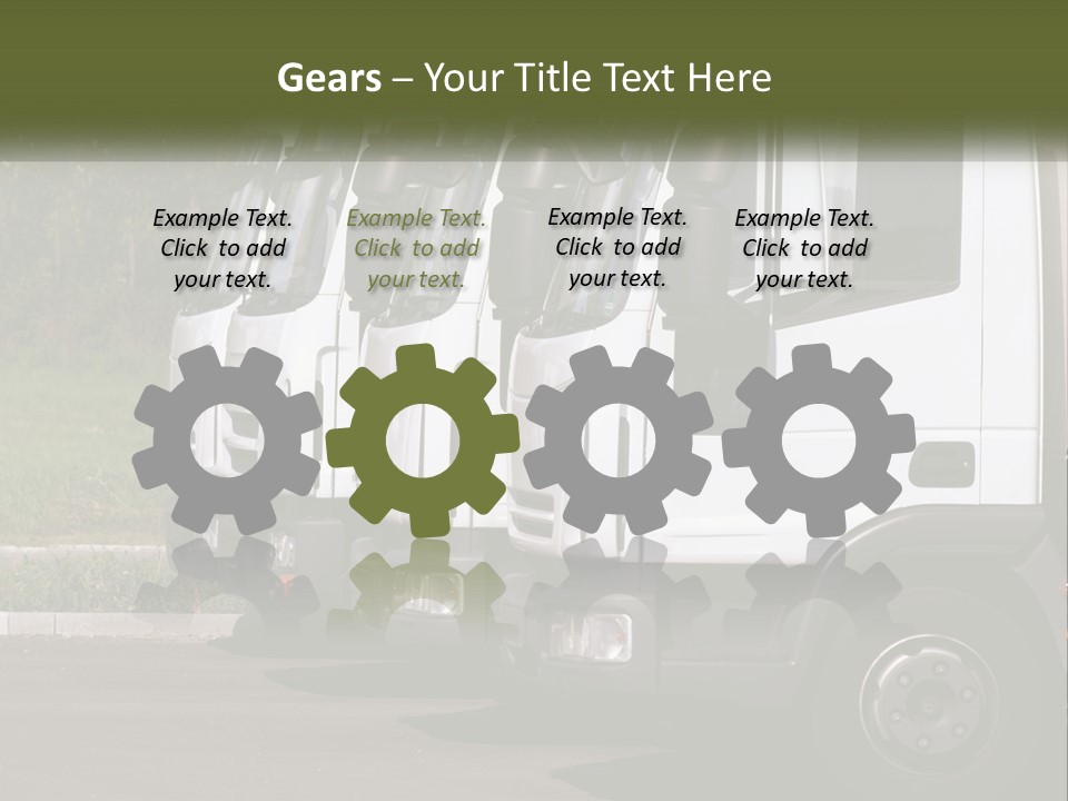 Convoy Large Traffic PowerPoint Template