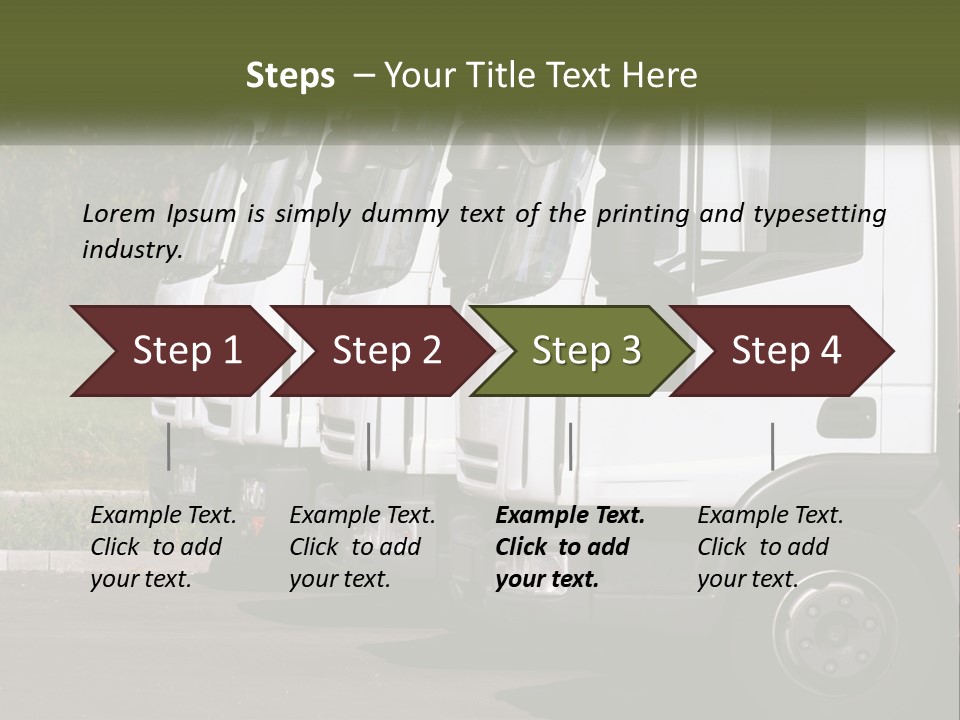 Convoy Large Traffic PowerPoint Template