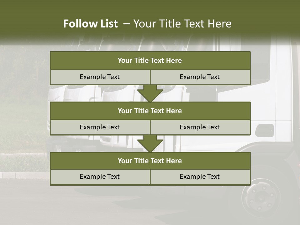 Convoy Large Traffic PowerPoint Template