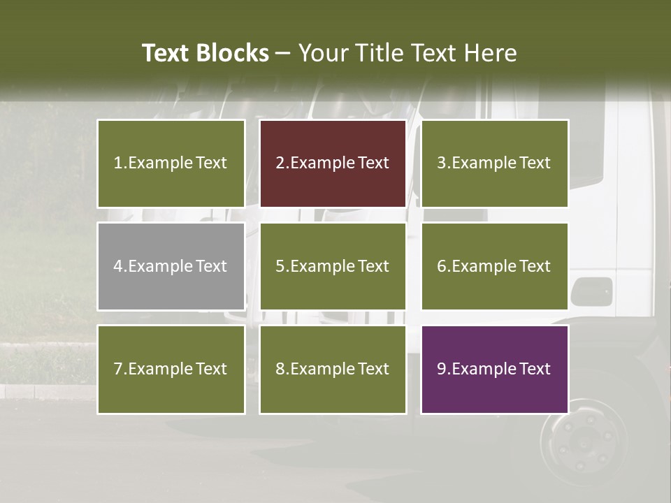 Convoy Large Traffic PowerPoint Template