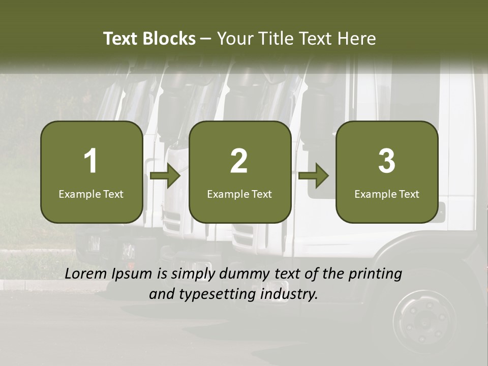 Convoy Large Traffic PowerPoint Template