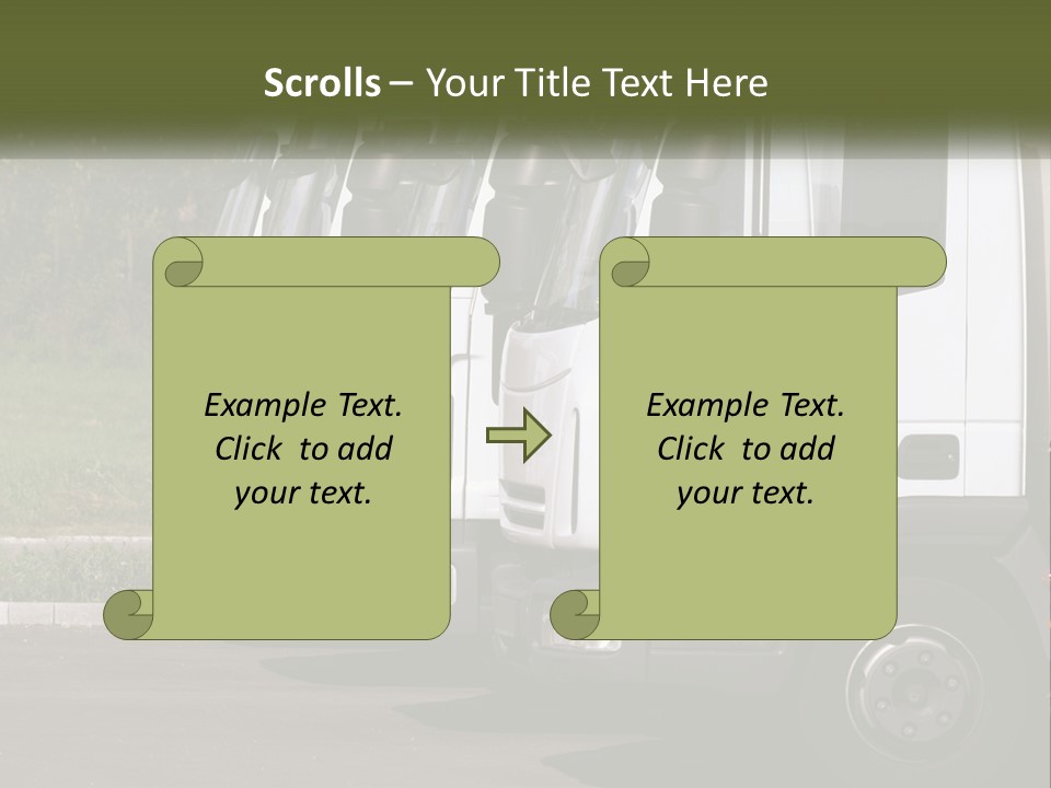 Convoy Large Traffic PowerPoint Template