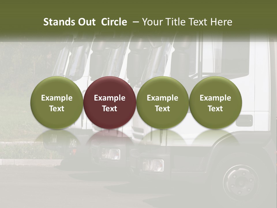 Convoy Large Traffic PowerPoint Template