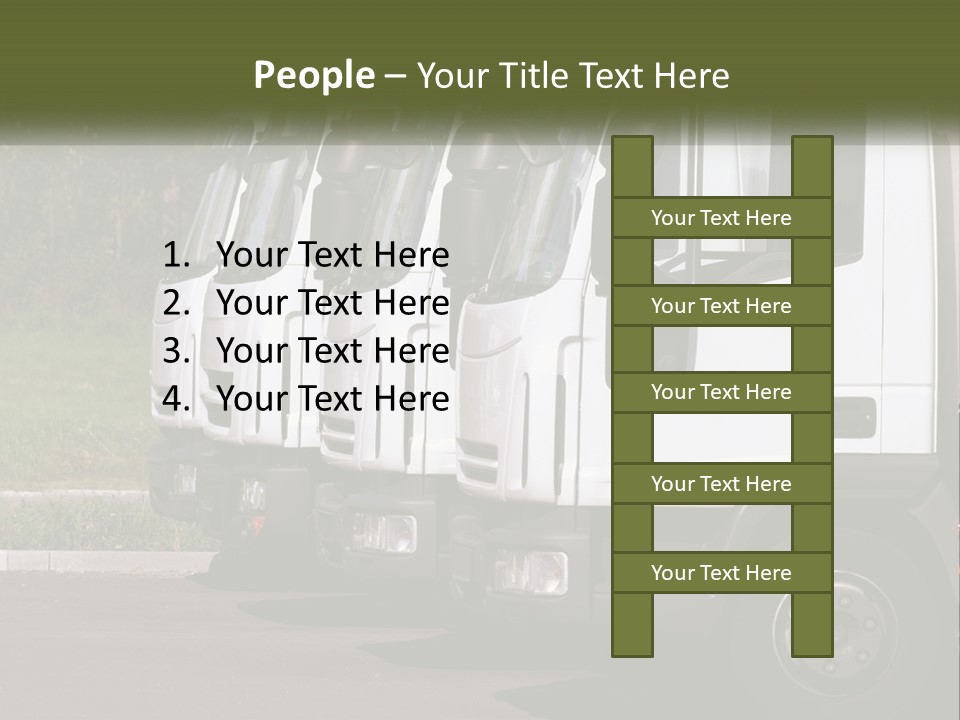 Convoy Large Traffic PowerPoint Template