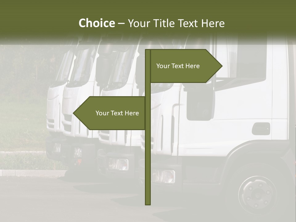 Convoy Large Traffic PowerPoint Template