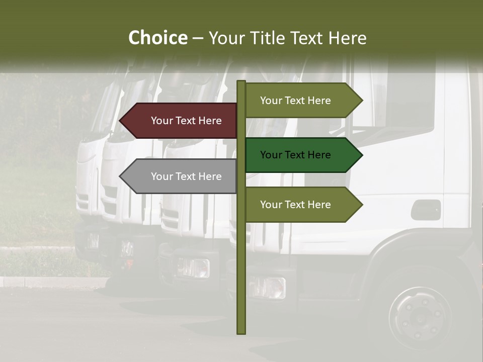 Convoy Large Traffic PowerPoint Template