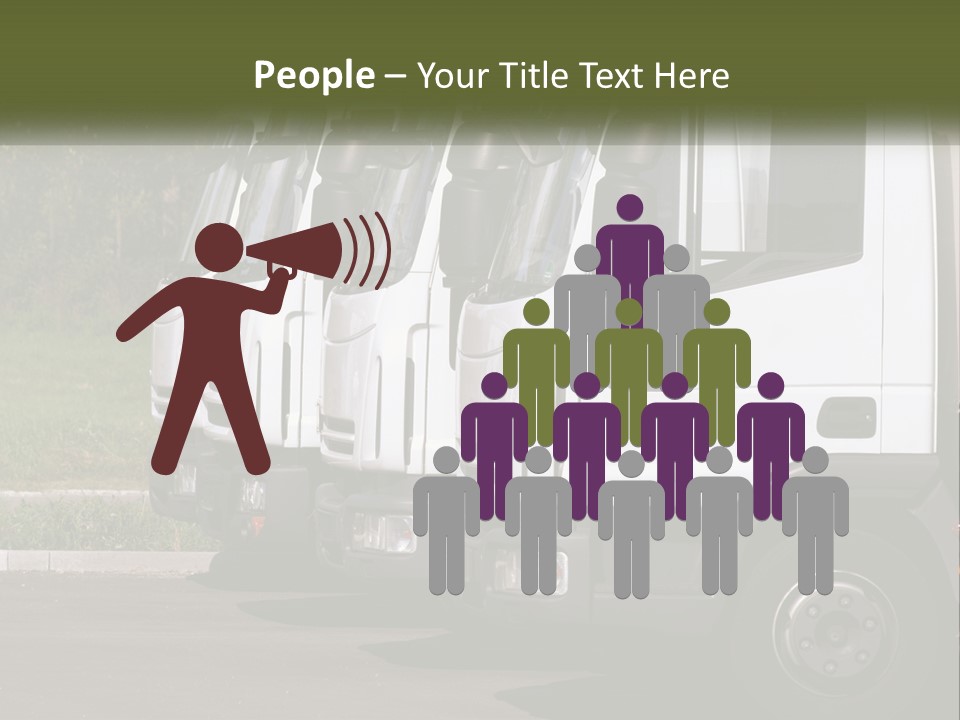 Convoy Large Traffic PowerPoint Template