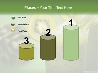 Mixed Kiwi Refreshment PowerPoint Template