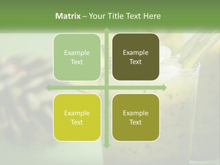 Mixed Kiwi Refreshment PowerPoint Template