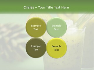 Mixed Kiwi Refreshment PowerPoint Template