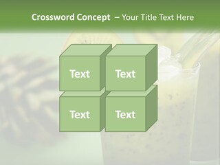 Mixed Kiwi Refreshment PowerPoint Template