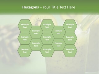 Mixed Kiwi Refreshment PowerPoint Template