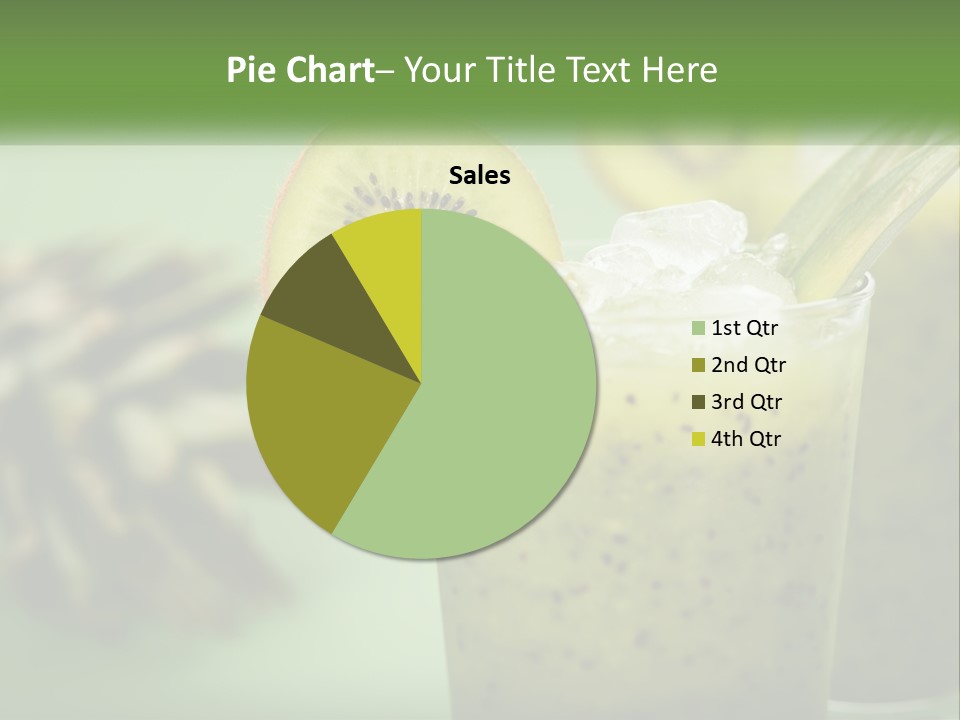 Mixed Kiwi Refreshment PowerPoint Template