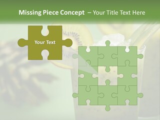 Mixed Kiwi Refreshment PowerPoint Template