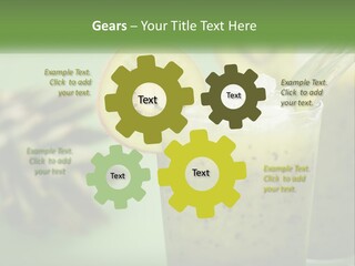 Mixed Kiwi Refreshment PowerPoint Template