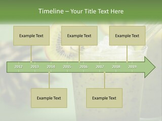 Mixed Kiwi Refreshment PowerPoint Template