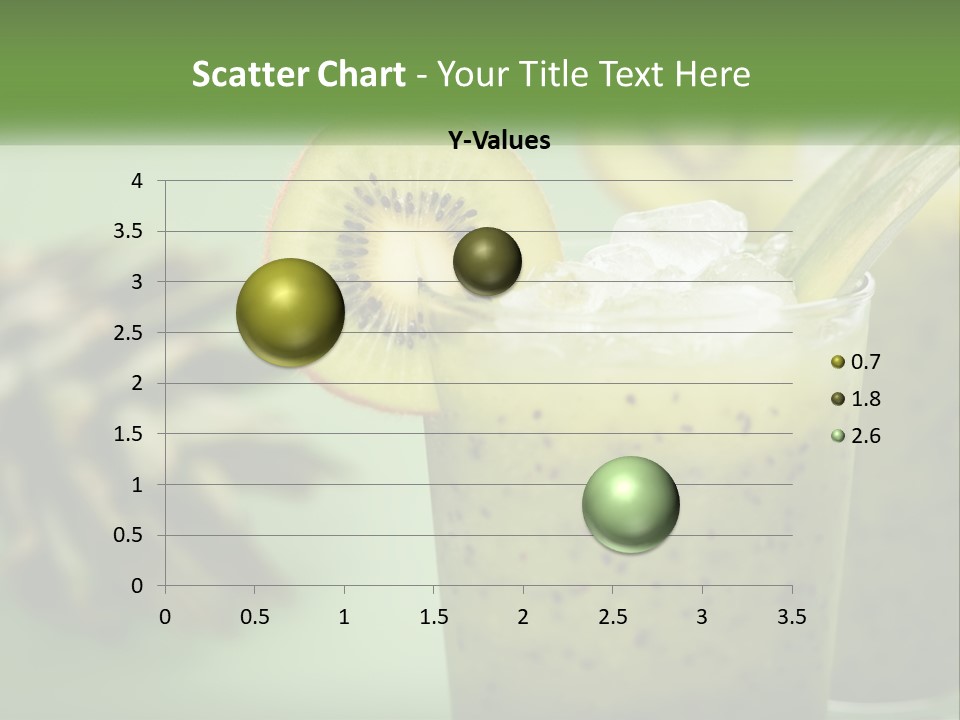 Mixed Kiwi Refreshment PowerPoint Template