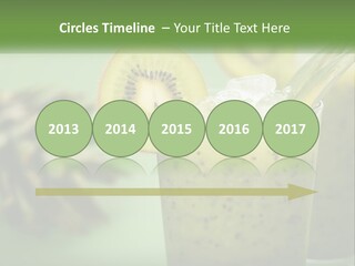 Mixed Kiwi Refreshment PowerPoint Template