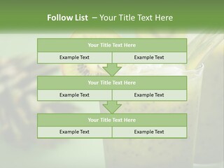 Mixed Kiwi Refreshment PowerPoint Template