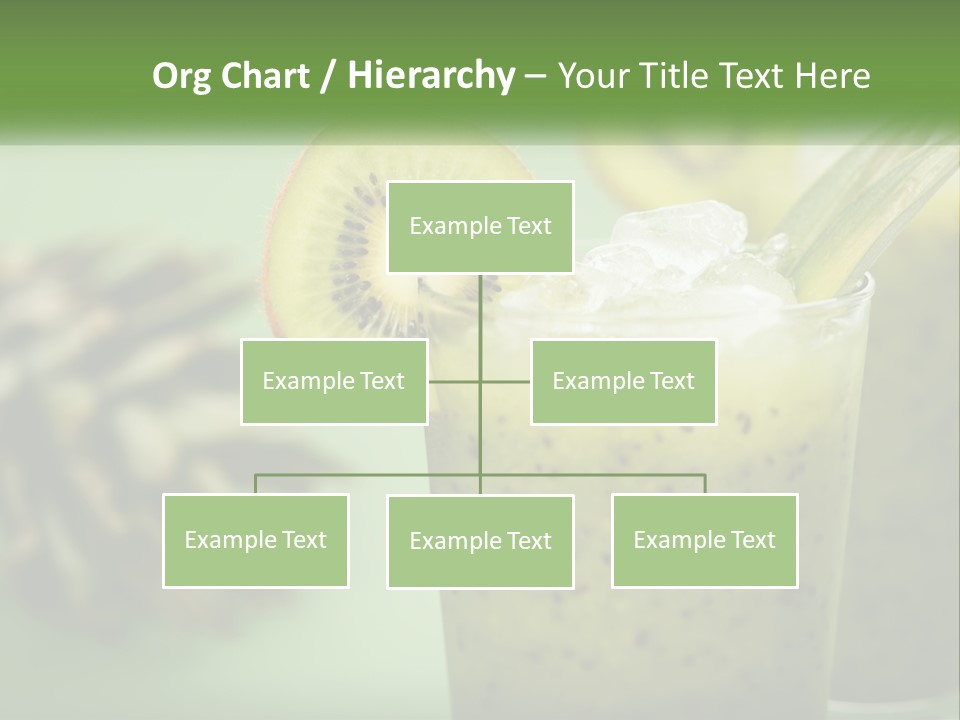 Mixed Kiwi Refreshment PowerPoint Template