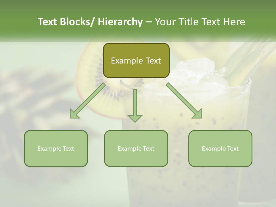 Mixed Kiwi Refreshment PowerPoint Template