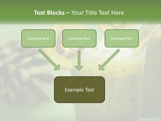 Mixed Kiwi Refreshment PowerPoint Template