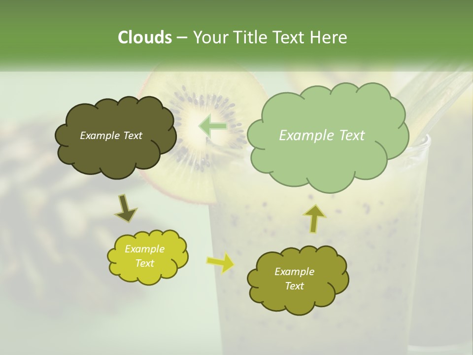 Mixed Kiwi Refreshment PowerPoint Template