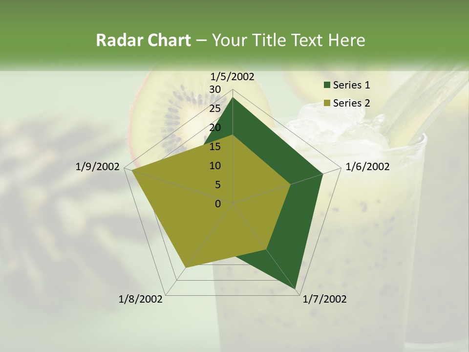 Mixed Kiwi Refreshment PowerPoint Template