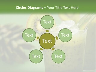 Mixed Kiwi Refreshment PowerPoint Template