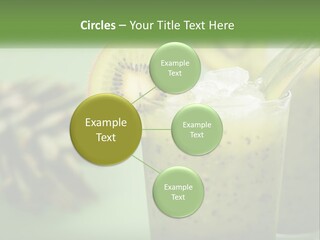 Mixed Kiwi Refreshment PowerPoint Template