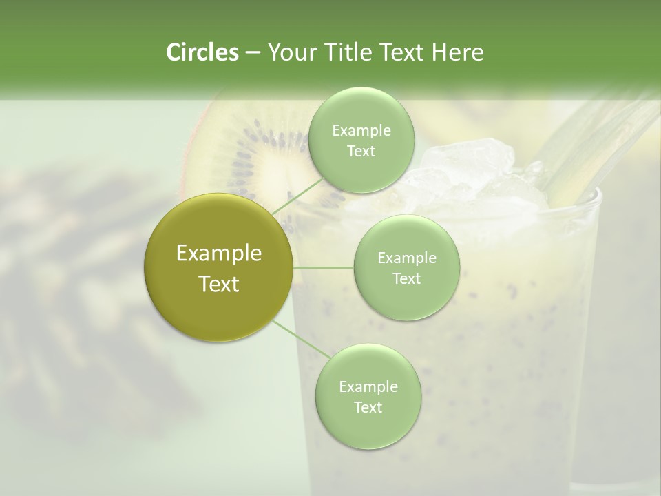 Mixed Kiwi Refreshment PowerPoint Template