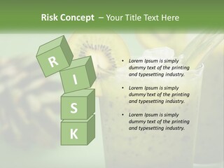 Mixed Kiwi Refreshment PowerPoint Template