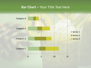 Mixed Kiwi Refreshment PowerPoint Template