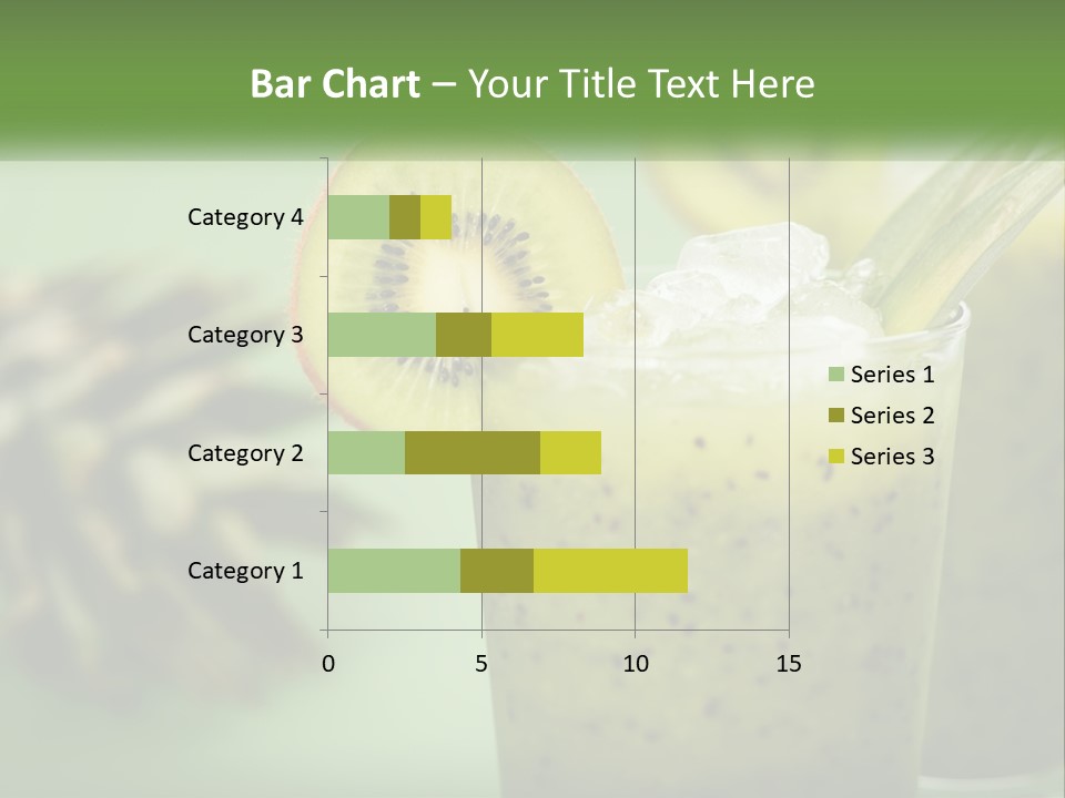 Mixed Kiwi Refreshment PowerPoint Template